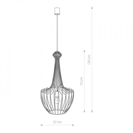 Lampa wisząca Nowodvorski 8851 Luksor S