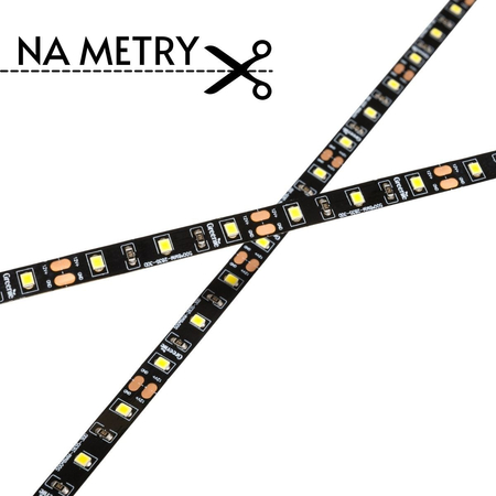 Taśma LED 12V 60x2835SMD 6W/m Czarne PCB CW Greenie