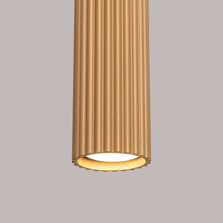 Sollux Lighting Lampa wisząca KARBON 1 złoty SL.1554