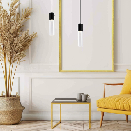 Milagro Lampa Wisząca Ricky Czarny 1xGU10 ML1088 CZARNY