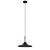 Lampa wisząca Italux Lusty MDM-3027/1 BK+CR Czarny