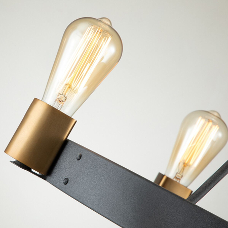 Lampa wisząca / Półplafon Silas - 4 źródła światła Quintiesse QN-SILAS-4P-DZ