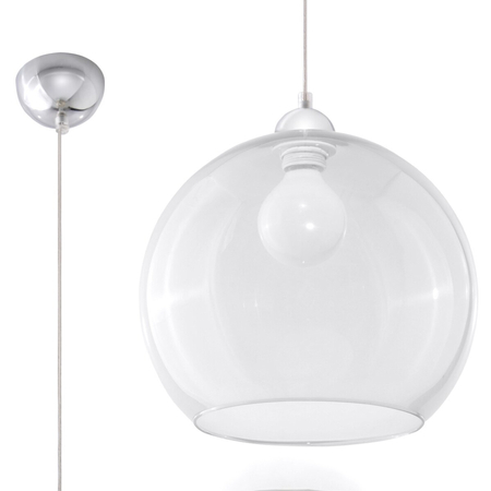 Sollux Lighting Lampa wisząca BALL transparentny SL.0248