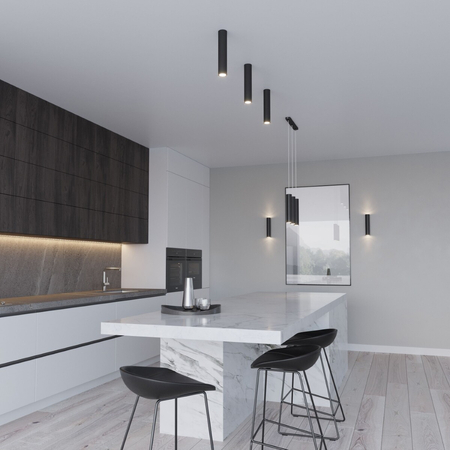 Sollux Lighting Plafon LAGOS 30 czarny SL.0436