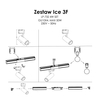 Ice SET 3F 4xGU10 biały LP-732 4W WH SET