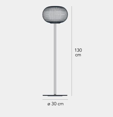 Lampa podłogowa LED Fontana Arte F430925150BILE Bianca