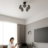 Sollux Lighting Żyrandol FILLAN 5 czarny SL.1145