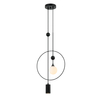 Lampa wisząca Italux PND-428892-BK Czarny