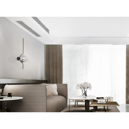 Kinkiet Kaja NEVA K-5331 grafitowy, czarny