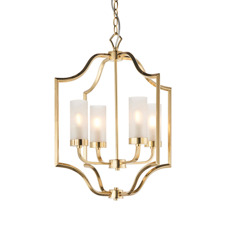 Endon Lighting Lampa wisząca 81914 mosiądz