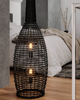 Lampa podłogowa By Rydens Seagrass 4100870-4000 czarny matowy