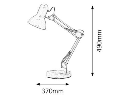 Lampa stołowa Rabalux Samson 4213 srebrny