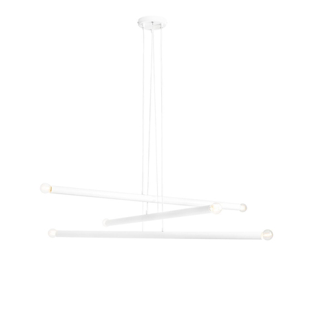 Lampa wisząca TUBO 6 WHITE Aldex 1072K biały