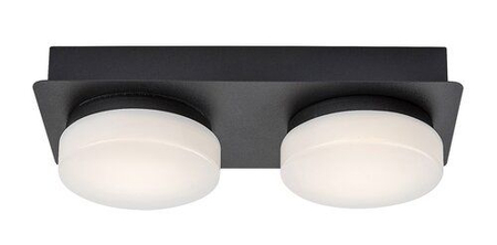 Lampa łazienkowa Rabalux Attichus 75002 czarny matowy