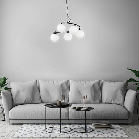 Lampa wisząca Rabalux Aslan 3470 czarny matowy