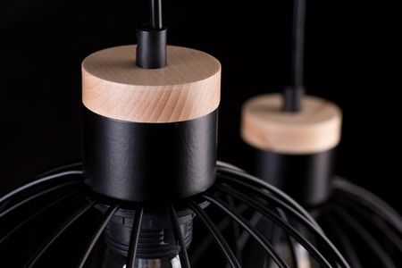 Lampa wisząca BARBADO 3 BLACK Emibig 754/3 czarny