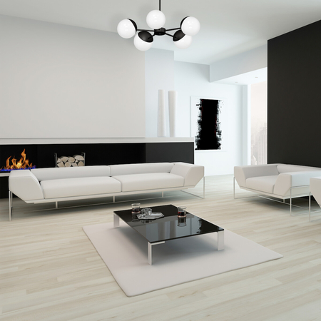 Milagro Żyrandol SFERA BLACK 5xE14 MLP8866 CZARNY