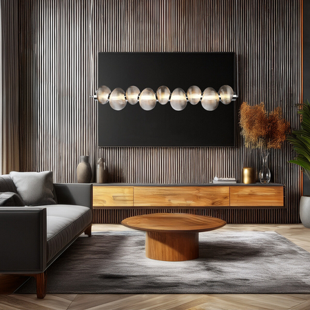 Milagro Lampa wisząca BOLLA SMOKED 32W LED ML1427 CHROM