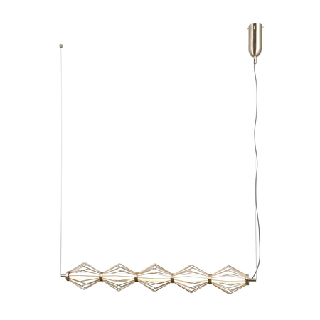 Lampa wisząca Italux Sevil PND-34403-5-HBR Złoty