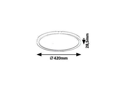 Lampa sufitowa Rabalux Pavel 3428 biały