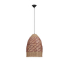 Lampa wisząca Luces Exclusivas SARMENA LE45354 drewno jasne i ciemne, czerwony