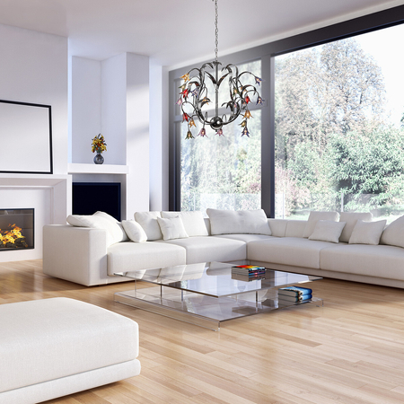 Light Prestige Lampa wisząca Hawai srebrna 20xG4 LP-Q-9038/20