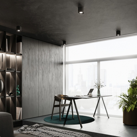 Sollux Lighting Plafon MIKA czarny SL.1281