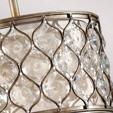 Lampa wisząca Elstead Lighting Lucia srebrny FE-LUCIA-P-C