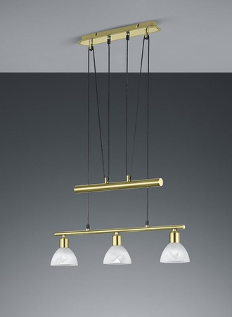 Lampa wisząca Trio 371010308 złoty