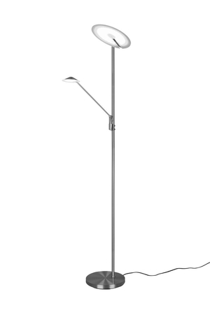Lampa podłogowa Trio 425610207 srebrny
