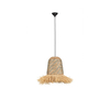 Lampa wisząca Luces Exclusivas FANLIZA LE45360 drewno jasne i ciemne, niebieski