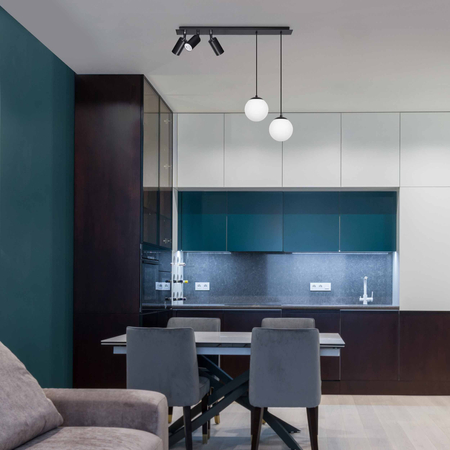 Lampa sufitowa ALBIO Kaja K-4138 biały/czarny