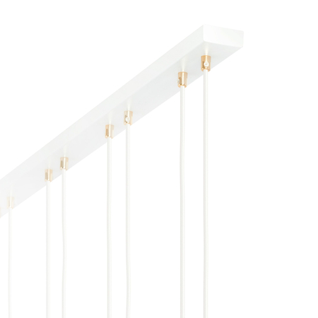 Lampa wisząca GLAM 3 WHITE/OPAL Emibig 1115/3 biały