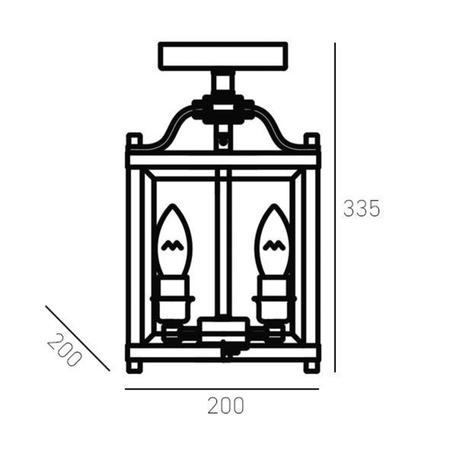 Cosmo Light Plafon NEW YORK C03929CH