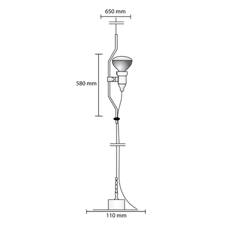 Lampa wisząca Flos F5400009 Parentesi