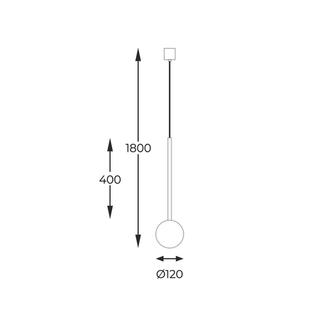 Lampa wisząca Zuma Line Ali 5639 biały/złoty
