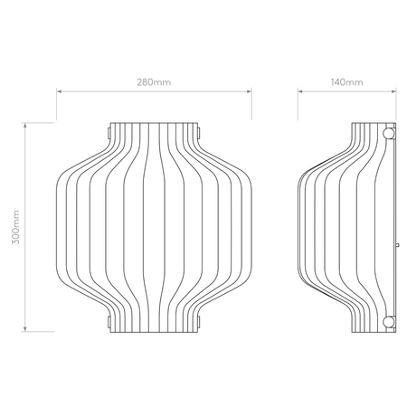 Kinkiet Astro Toro 1461001 Transparentne Szkło
