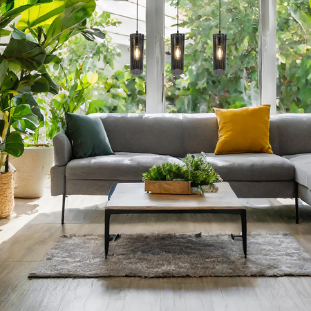 Milagro Lampa wisząca PADOVA 3xE27 ML1073 CZARNY