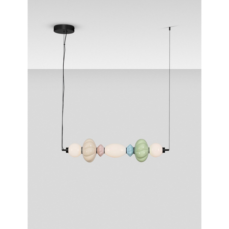 Lampa wisząca Luces Exclusivas CASURNO LE45223 zielony, niebieski