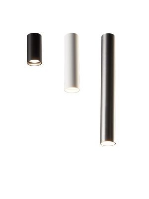 Lampa sufitowa Casablanca TU01-D23S Tubus 12 cm Black Matt