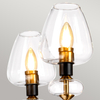 Żyrandol Elstead Lighting Armand czarny/mosiądz DL-ARMAND5-AB