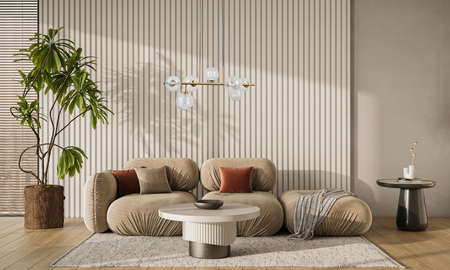 Lampa wisząca Italux Toledo PND-40717-7-HBR Złoty