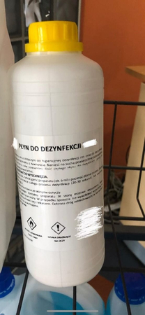 Płyn do dezynfekcji - 70% alkoholu. Spirytus Całkowicie Skażony 70% - 1L
