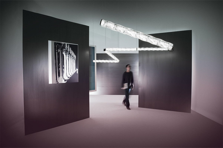 Lampa wisząca Slamp HUGO - PRISMA ONE SIZE HUGS000PRS01THR000EU przezroczysty