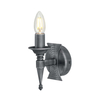 Kinkiet Elstead Lighting Saxon patyna SAX1-BLK-SIL