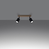 Sollux Lighting Plafon VERDO 2 czarny SL.1291