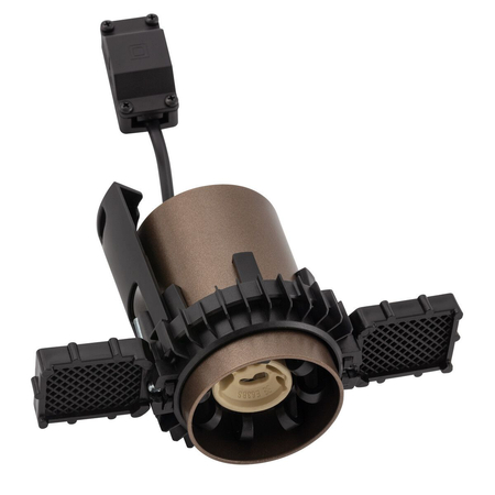 Spot Nowodvorski MONO SLIDE TRIMLESS 10806 Satynowy czekoladowy Biały