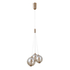 Lampa wisząca Italux PND-34359-3-HBR-AMB złoty