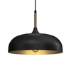 Milagro Lampa wisząca LINCOLN BLACK/GOLD 1xE27 35cm MLP8030 CZARNY / ZŁOTY