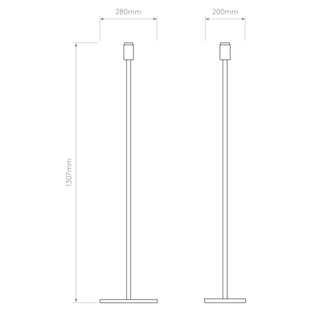 Lampa podłogowa Astro Park Lane Floor 1080047 Brązowy